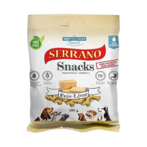 Serrano Snacks de Mediterranean Natural Perro Foiee